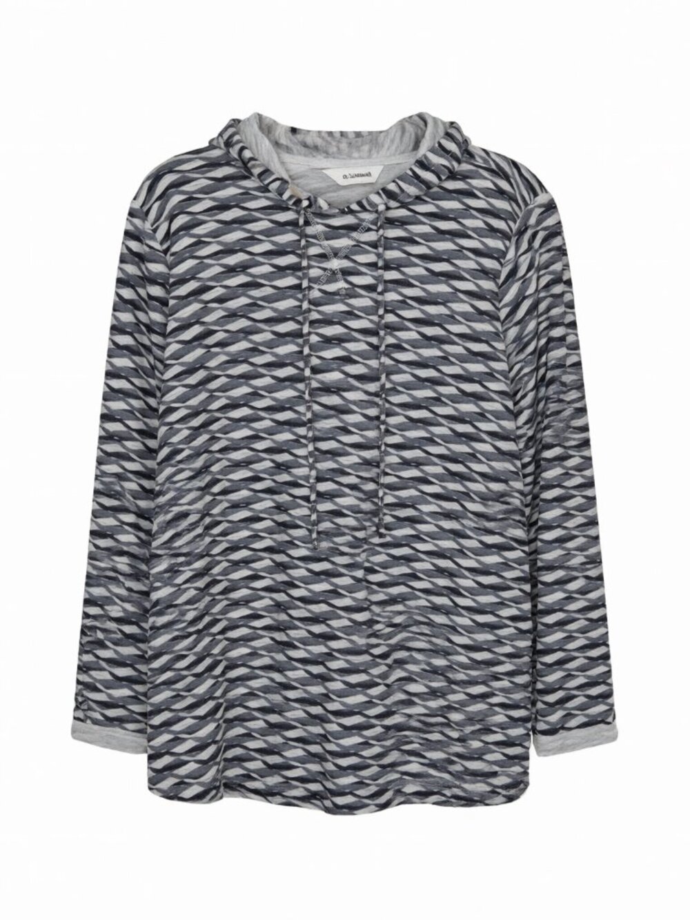 CJ Banks Hoodie Women X Gray Patterned